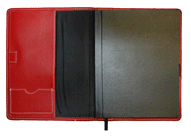 Red UltraHyde Stitched Journal