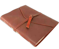Rough-Cut Writer's Wrap Paper Journal